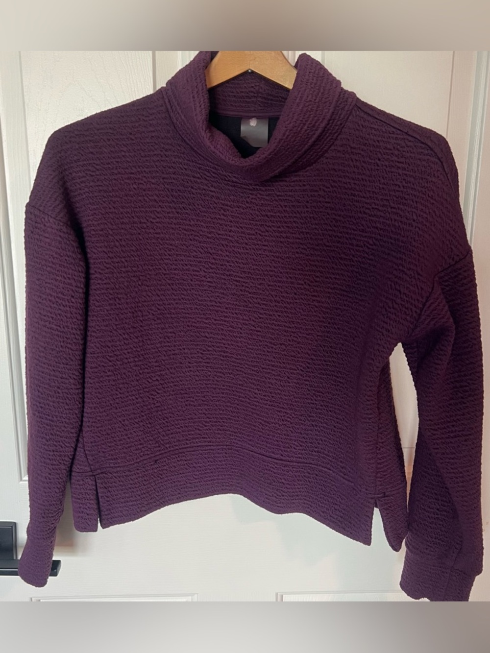 CALIA Women’s Small Purple Textured Sweater
